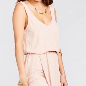 Show Me Your Mumu Kendall Maxi Dress Dusty Blush